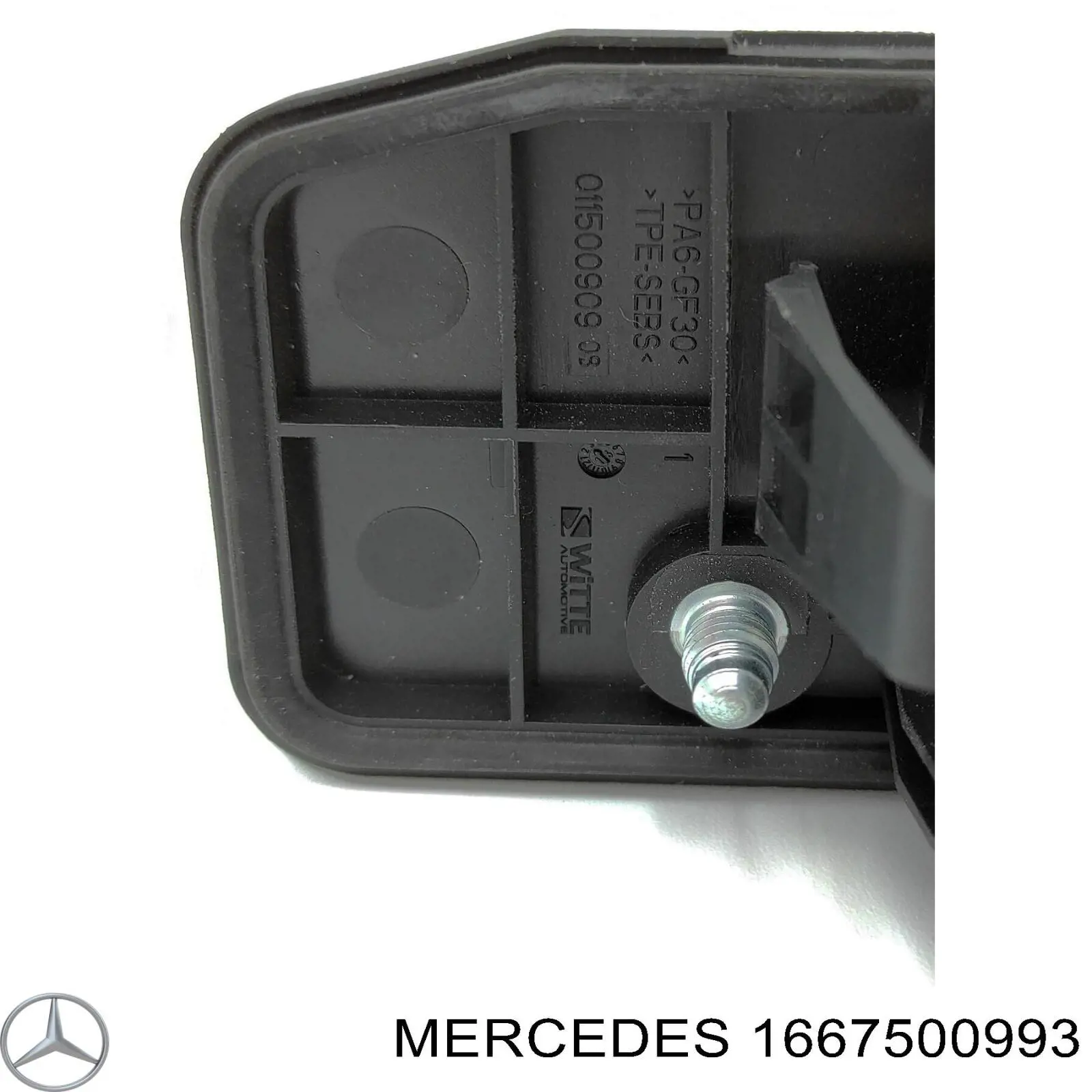 1667500993 Mercedes Manilla de puerta de maletero exterior