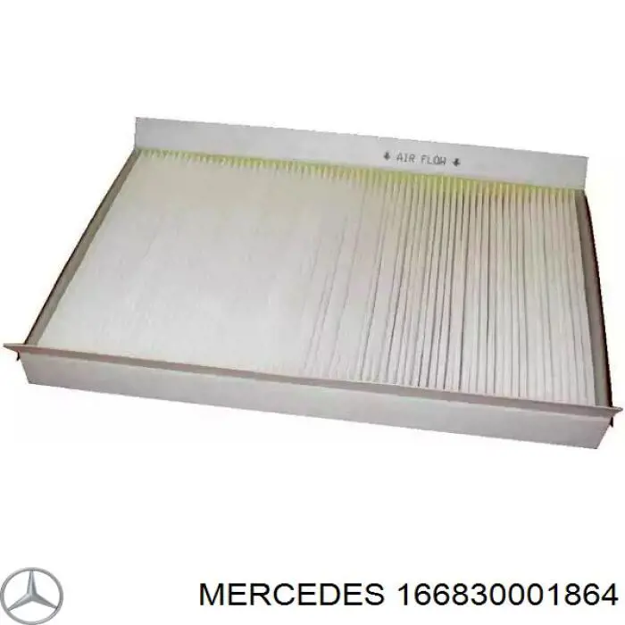 166830001864 Mercedes filtro de habitáculo