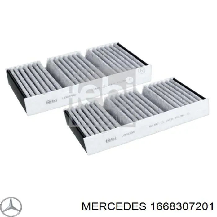 Filtro de habitáculo 1668307201 Mercedes
