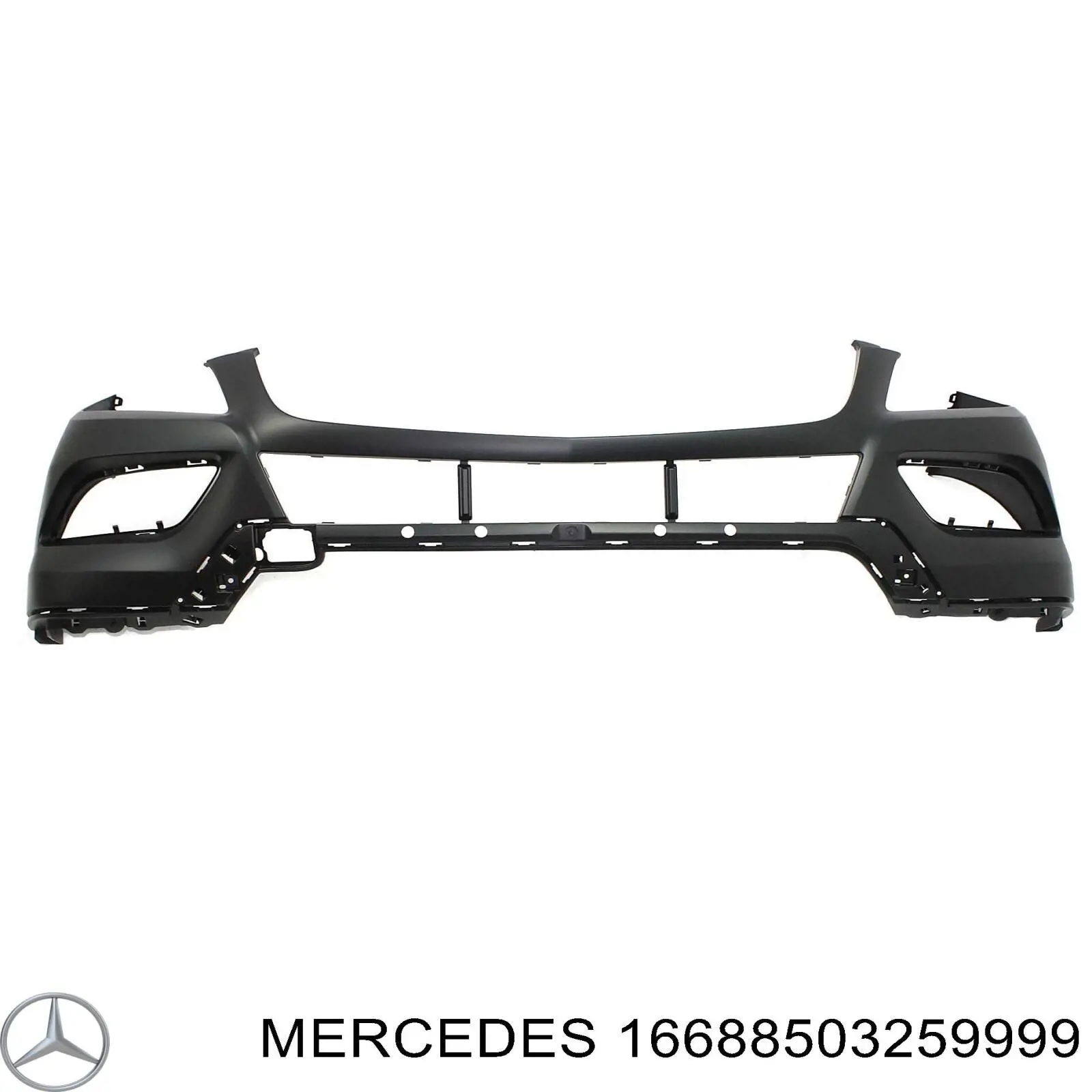Comprar 16688503259999 Mercedes Parachoques trasero, parte superior