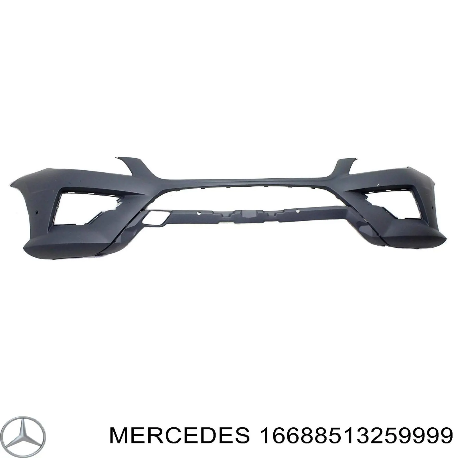 16688513259999 Mercedes parachoques delantero