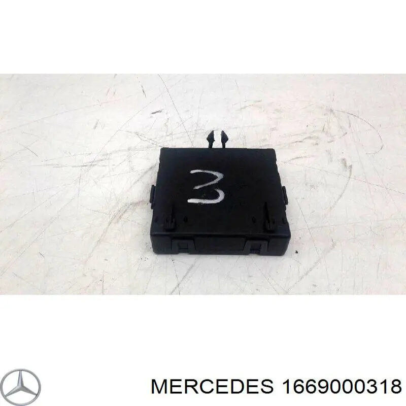 A1669004102 Mercedes Unidad de confort de la puerta delantera