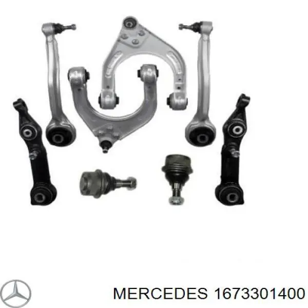 1673301400 Mercedes barra oscilante, suspensión de ruedas delantera, superior derecha