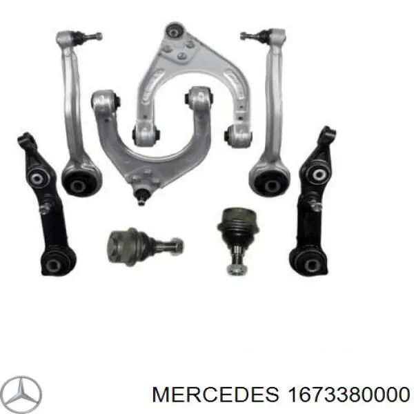 1673380000 Mercedes barra de acoplamiento