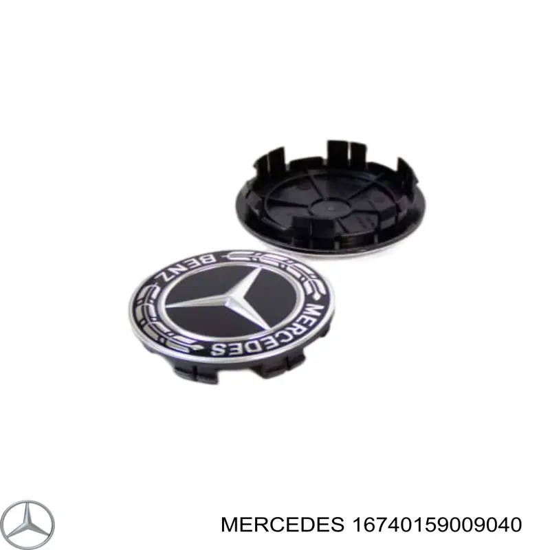 Tapa de rueda Mercedes 16740159009040 precio, desde 34,30 EUR