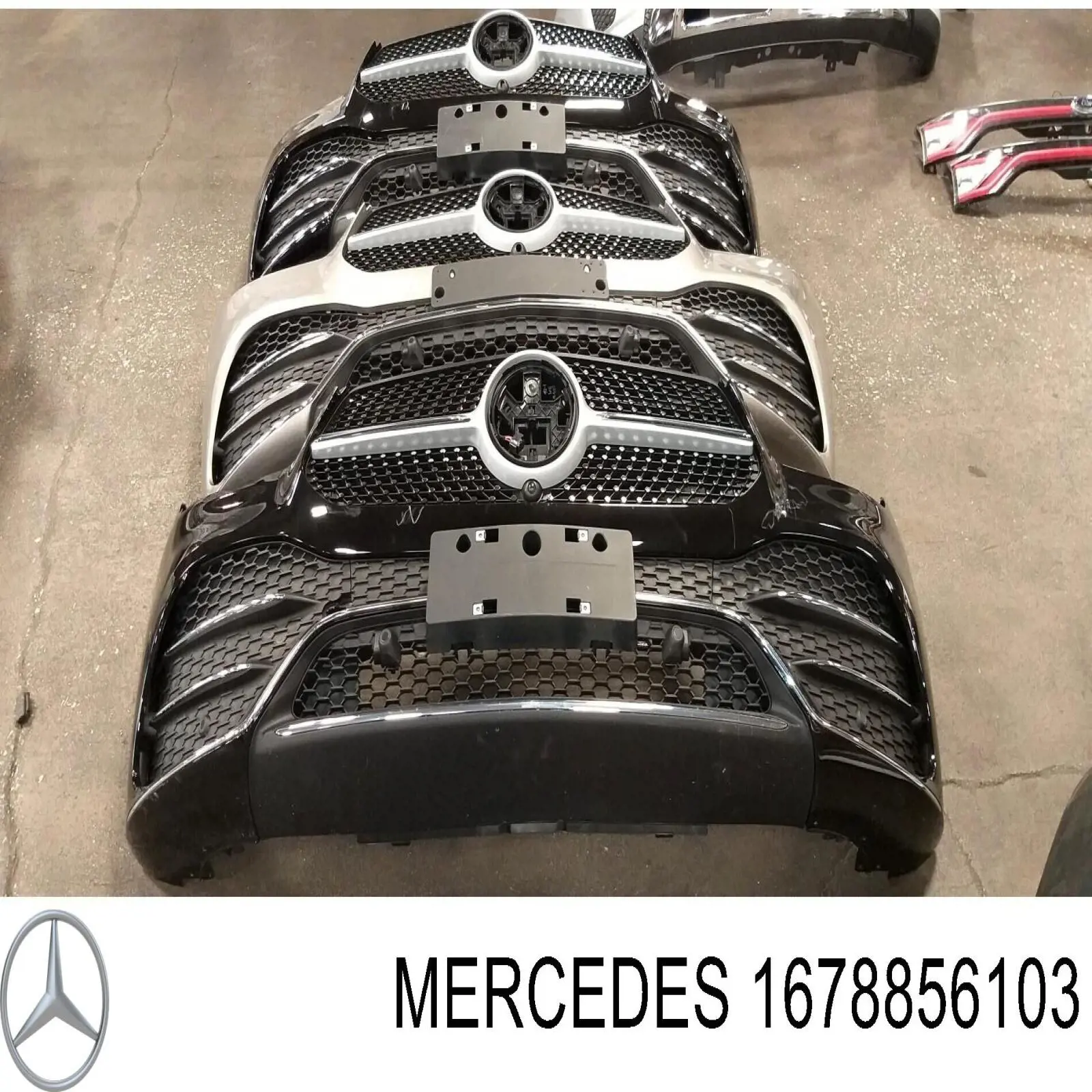 Comprar 1678856103 Mercedes Tapa del enganche de remolcado delantera