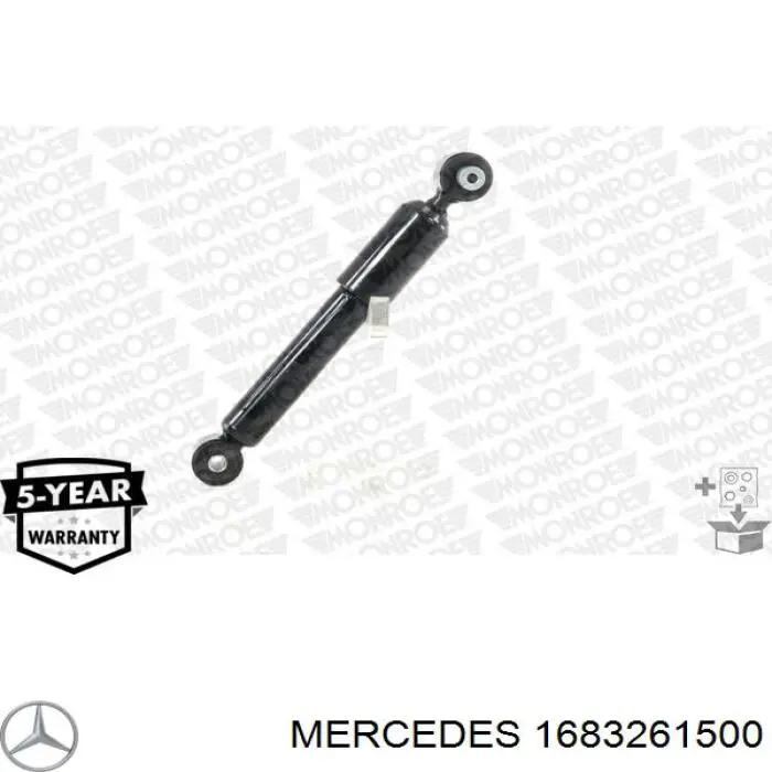 1683261500 Mercedes amortiguador trasero