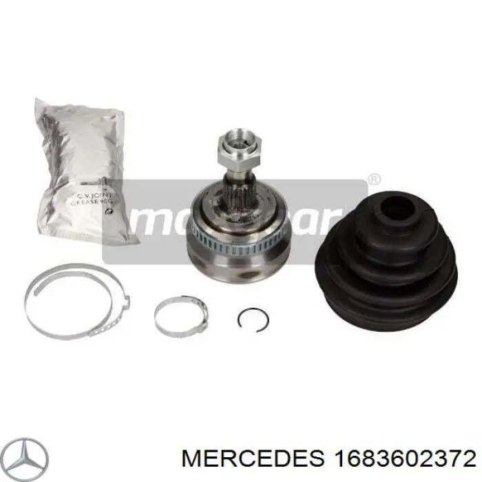 1683602372 Mercedes árbol de transmisión delantero izquierdo