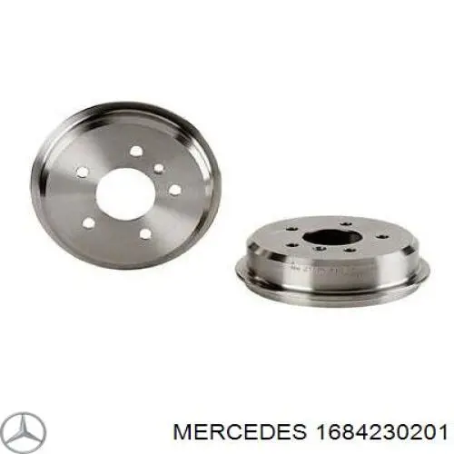 1684230201 Mercedes freno de tambor trasero