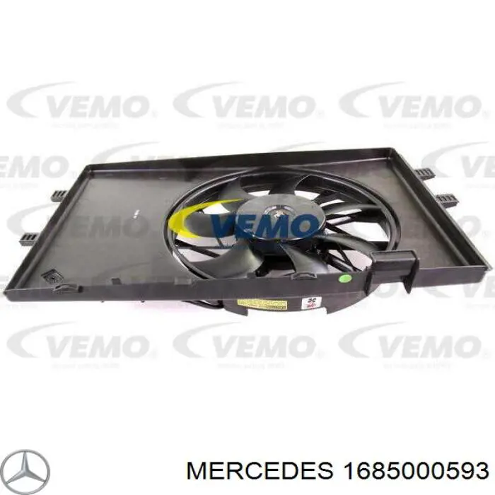 1685000593 Mercedes Ventilador de refrigeración del motor