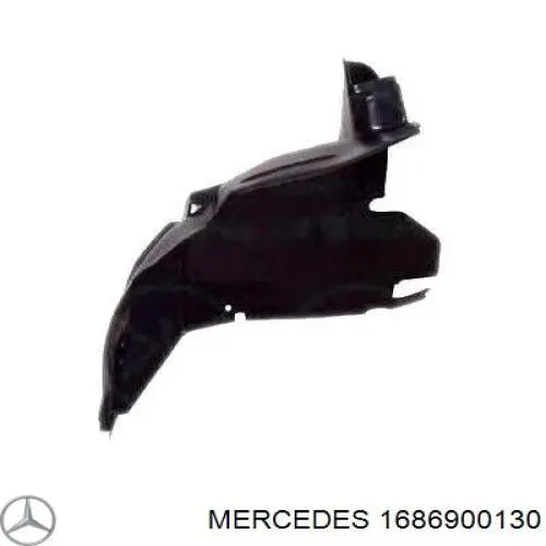 1686900130 Mercedes guardabarros interior, aleta delantera, izquierdo delantero