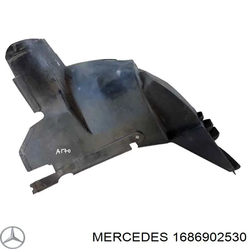 1686902530 Mercedes guardabarros interior, aleta delantera, izquierdo