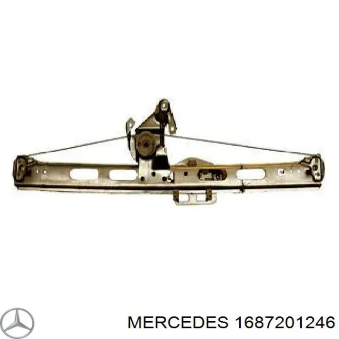 Mecanismo de elevalunas, puerta delantera derecha para Mercedes A (W168)