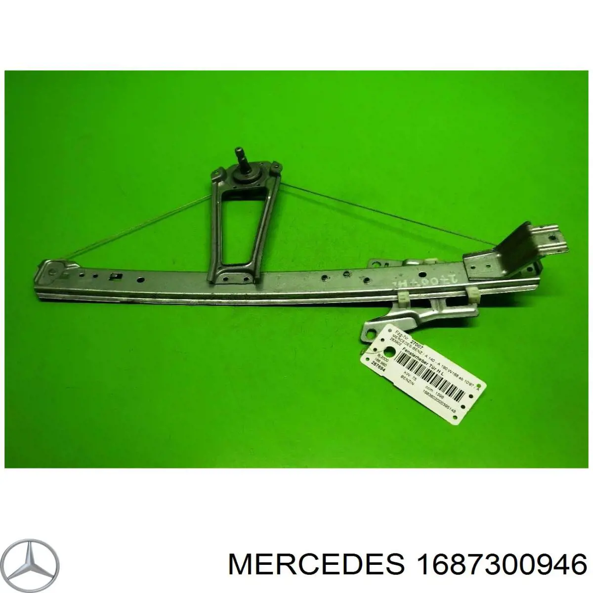 1687300946 Mercedes mecanismo de elevalunas, puerta trasera izquierda