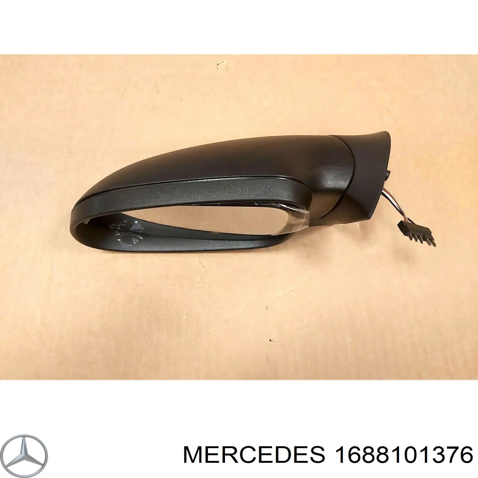 1688101376 Mercedes espejo retrovisor izquierdo