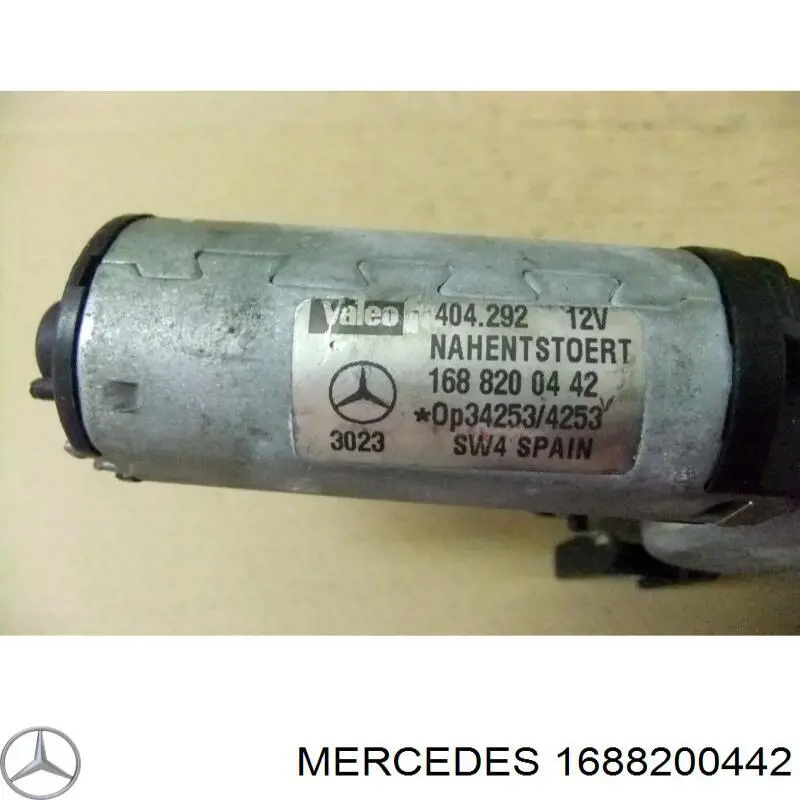 Motor limpiaparabrisas, trasera 1688200442 Mercedes