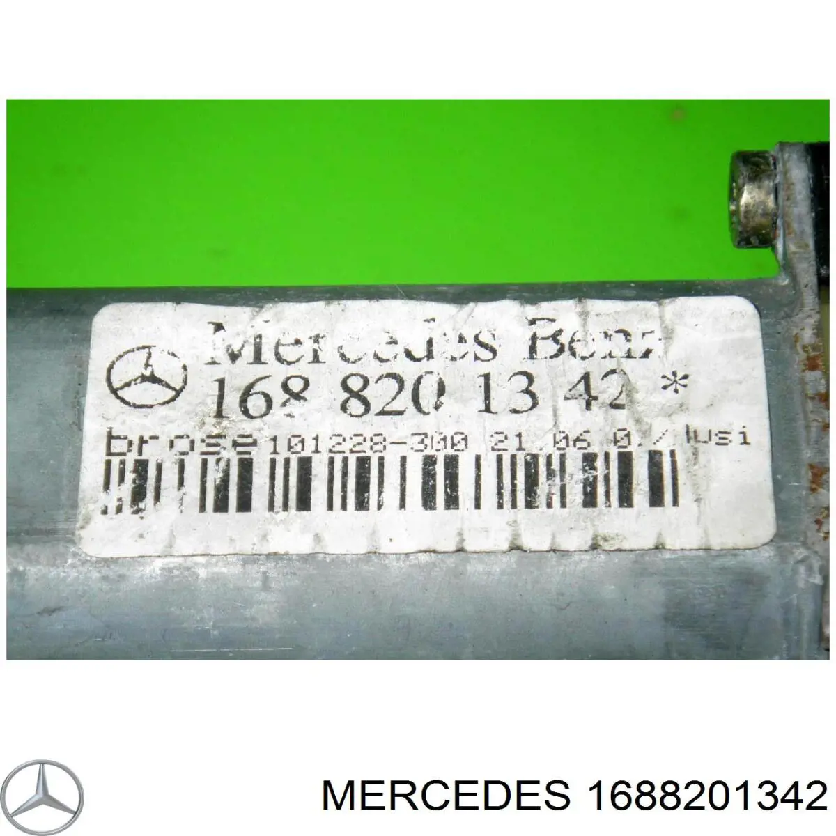 Motor eléctrico, elevalunas, puerta trasera izquierda Mercedes A (W168)