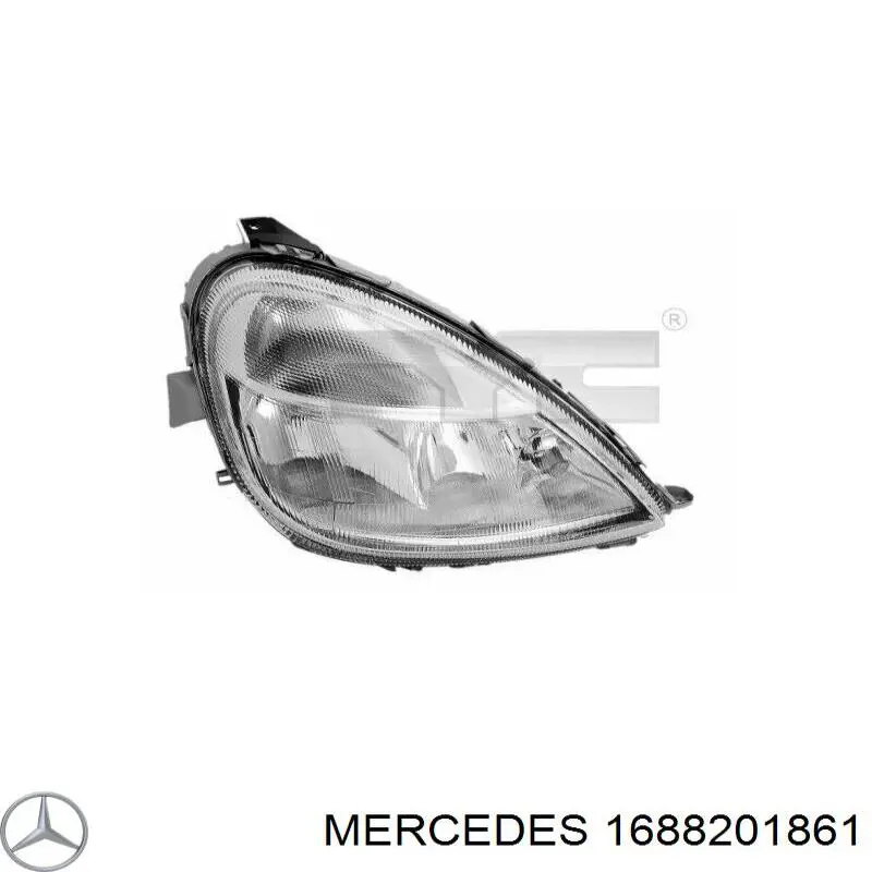 Faro derecho Mercedes 1688201861 precio, desde 78,41 EUR