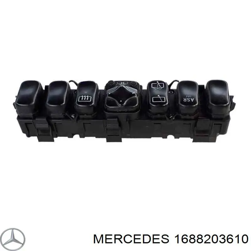 Comprar 1688203610 Mercedes Bloque de botones de la consola central