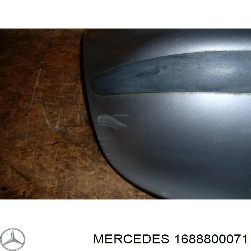 Paragolpes trasero Mercedes A W168