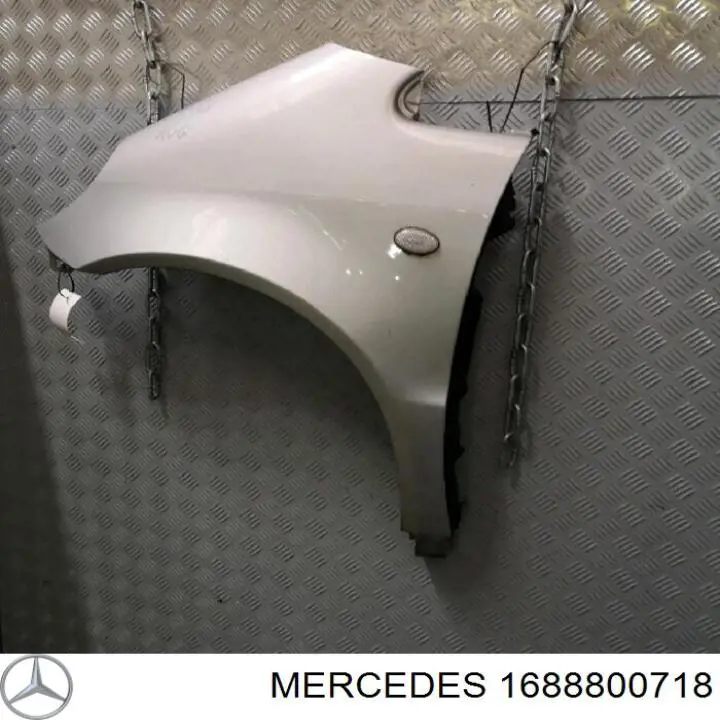 Guardabarros delantero izquierdo para Mercedes A (W168)