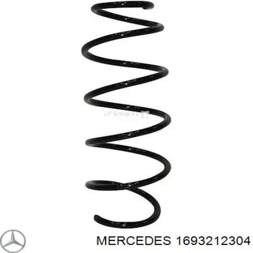 1693212304 Mercedes muelle de suspensión eje delantero