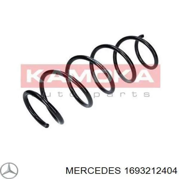 1693212404 Mercedes muelle de suspensión eje delantero