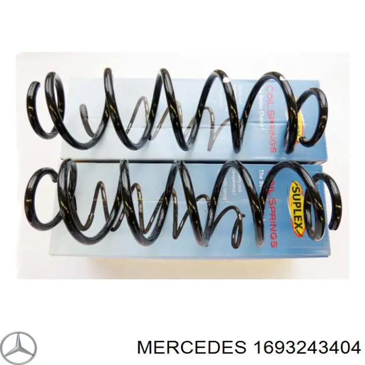 1693243404 Mercedes muelle de suspensión eje trasero