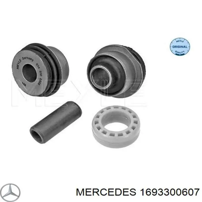 1693300607 Mercedes barra oscilante, suspensión de ruedas delantera, inferior derecha