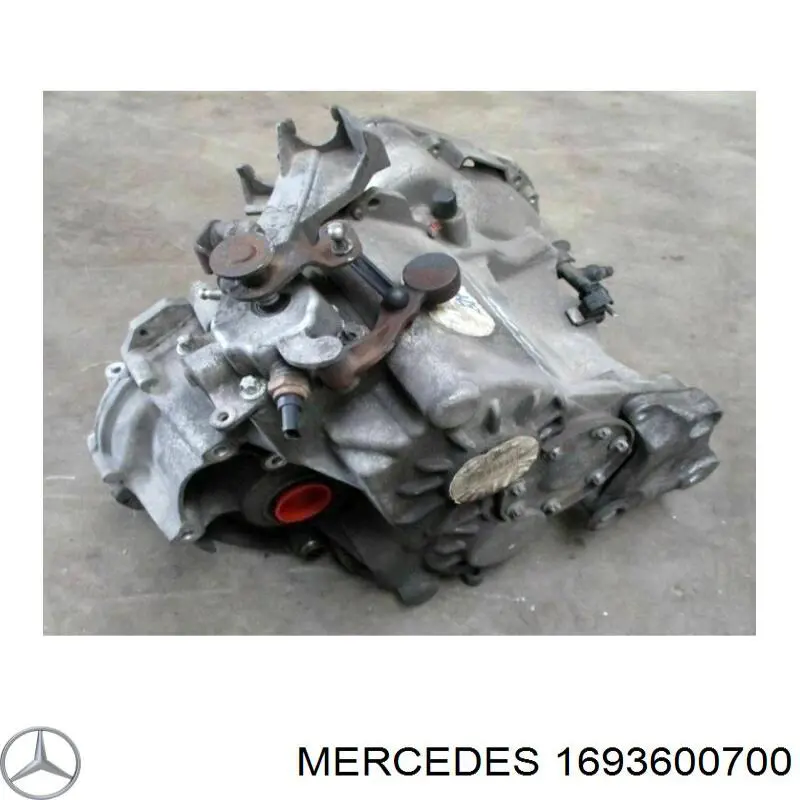 1693600700 Mercedes caja de cambios mecánica, completa