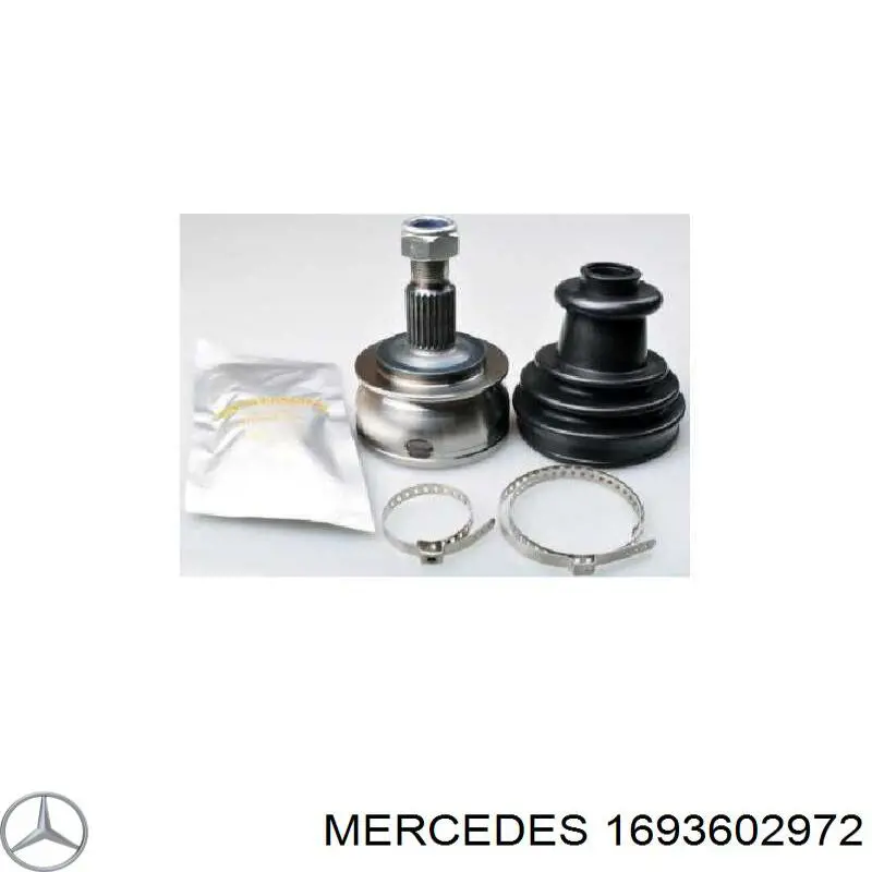 1693602972 Mercedes árbol de transmisión delantero izquierdo