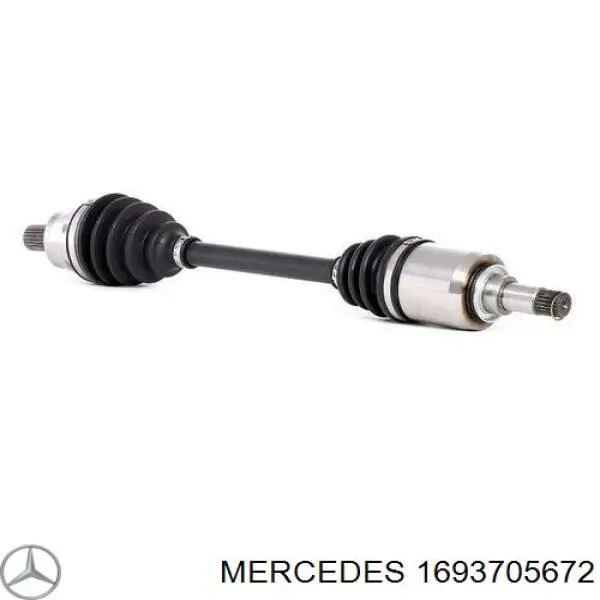 1693705672 Mercedes árbol de transmisión delantero derecho