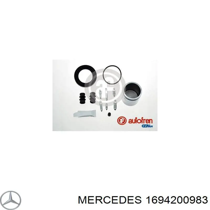 Pinza de freno delantera izquierda A169420098380 Mercedes