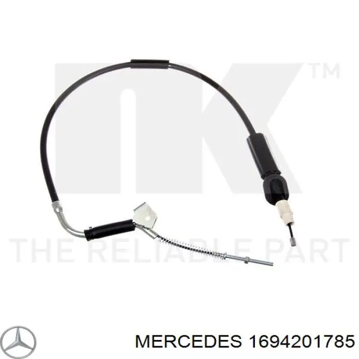 1694201785 Mercedes cable de freno de mano delantero