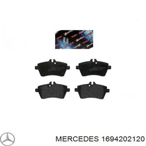 1694202120 Mercedes pastillas de freno delanteras