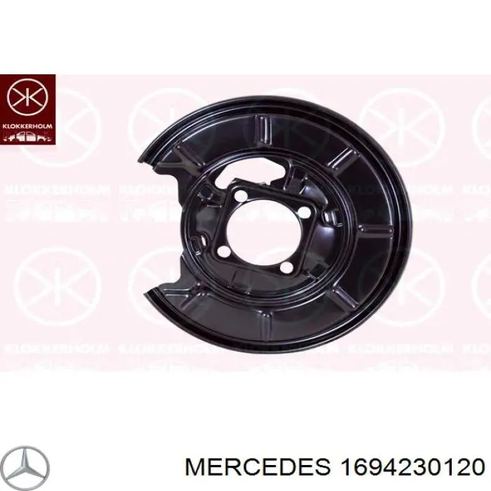 Protector de disco de freno trasero izquierdo Mercedes 1694230120 precio, desde 25,71 EUR