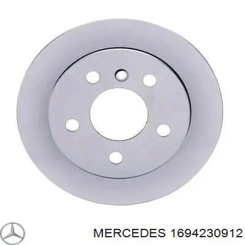 1694230912 Mercedes disco de freno trasero