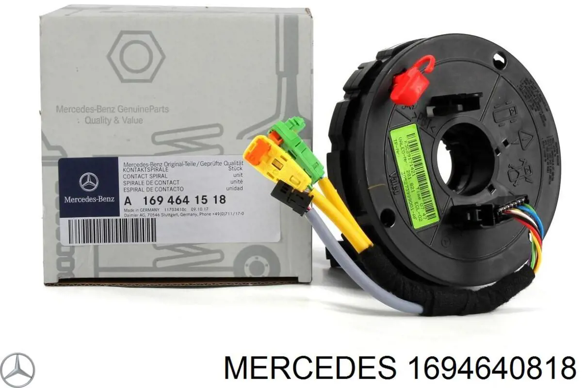A1695405945 Mercedes anillo de airbag