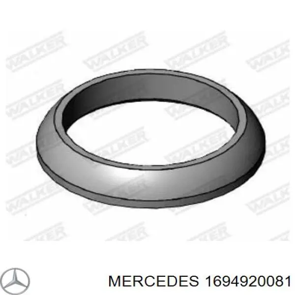 1694920081 Mercedes junta, tubo de escape silenciador