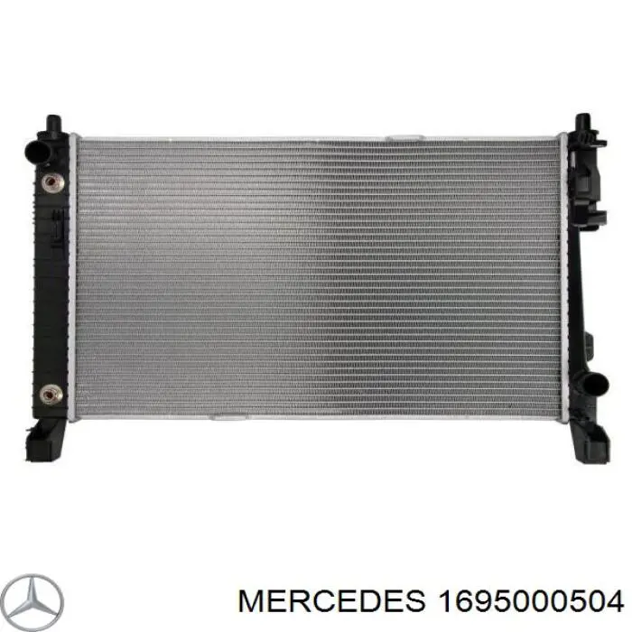 1695000504 Mercedes radiador refrigeración del motor