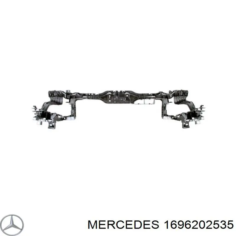 1696202535 Mercedes soporte de radiador completo