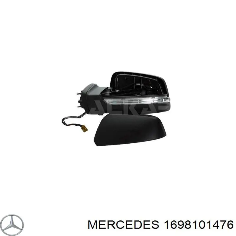 Espejo retrovisor derecho Mercedes 1698101476 precio, desde 327,25 EUR