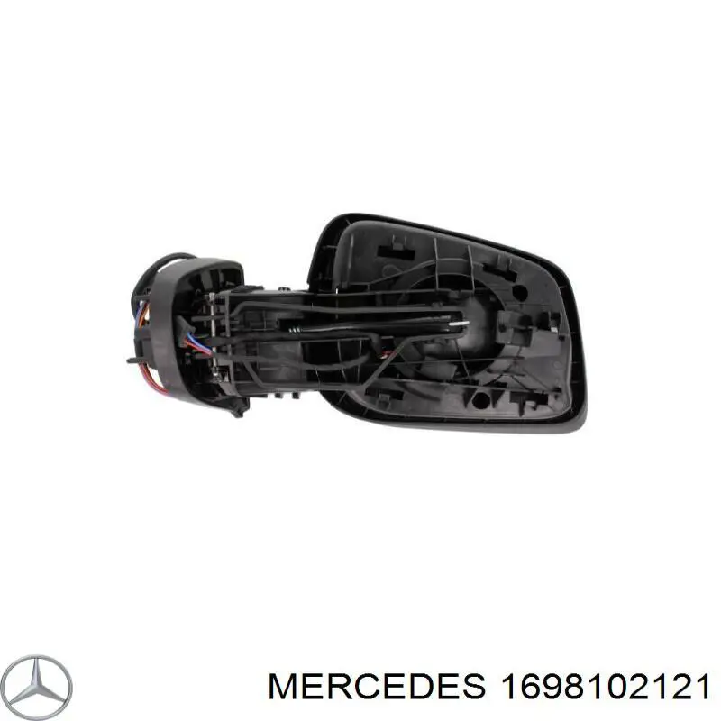 1698102121 Mercedes cristal de espejo retrovisor exterior izquierdo