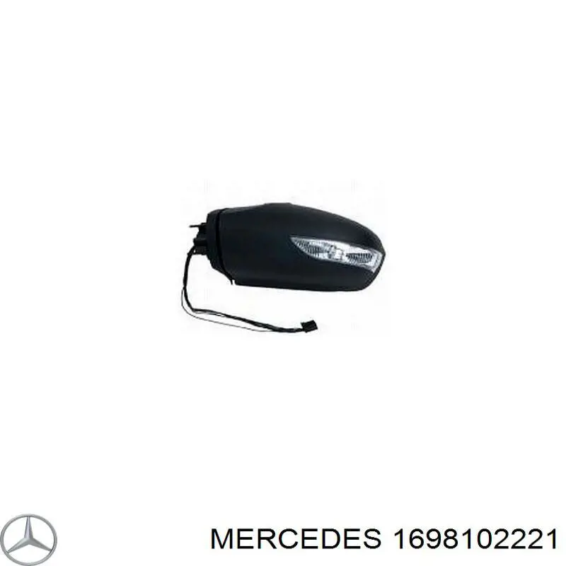 1698102221 Mercedes cristal de espejo retrovisor exterior derecho