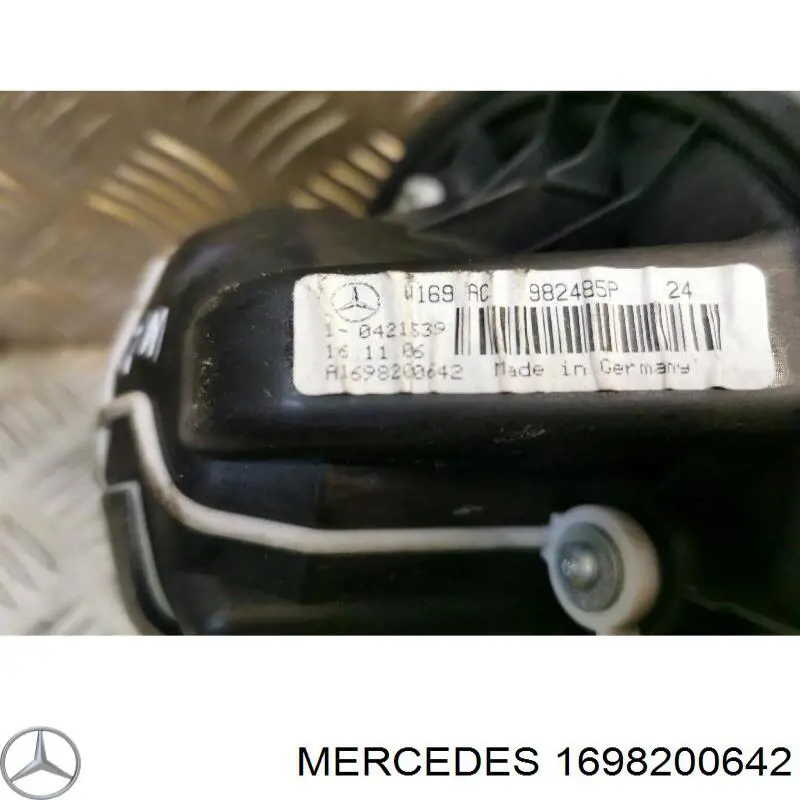 Ventilador habitáculo 1698200642 Mercedes