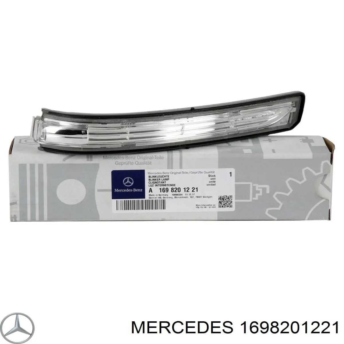 1698201221 Mercedes luz intermitente de retrovisor exterior derecho