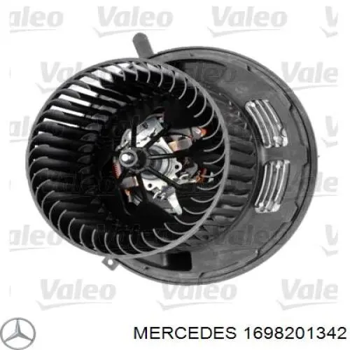 1698201342 Mercedes motor eléctrico, ventilador habitáculo