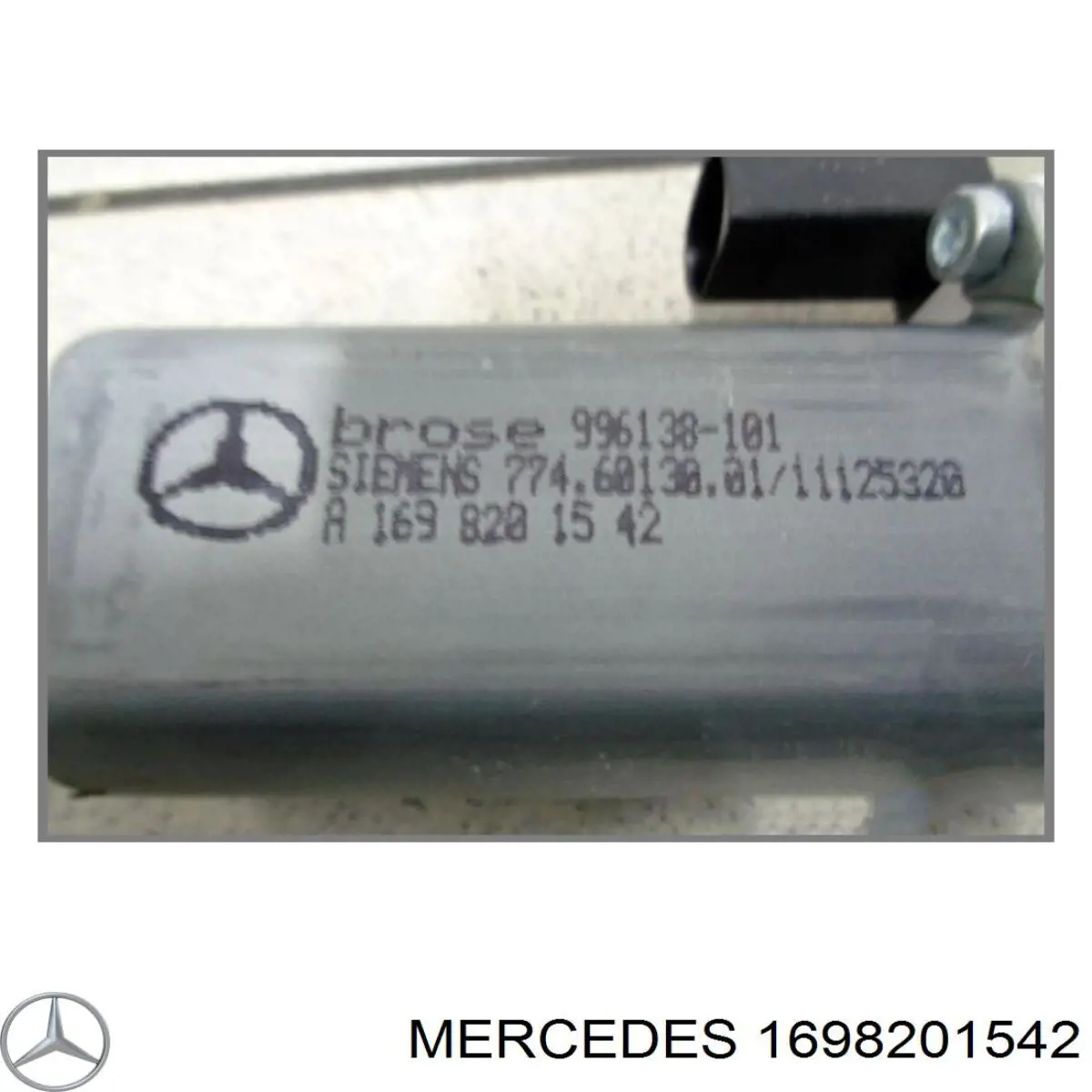 A1698201542 Mercedes motor eléctrico, elevalunas, puerta delantera izquierda