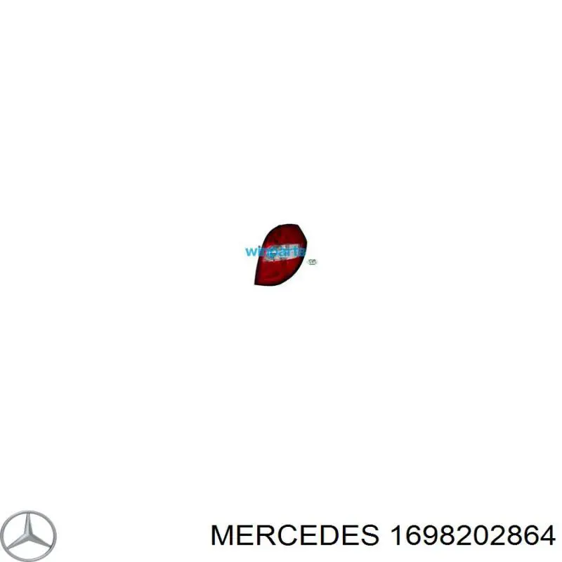 169820286428 Mercedes piloto posterior derecho