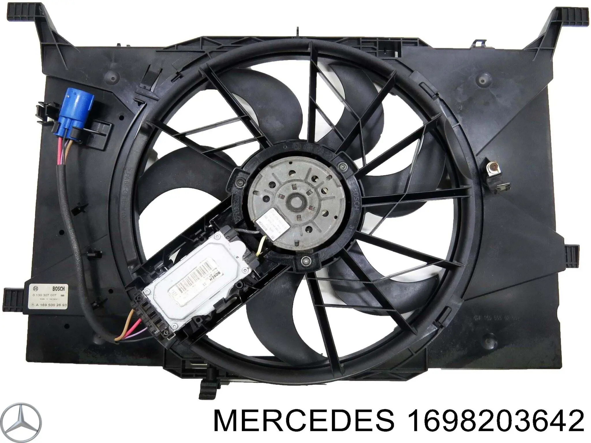 1698203642 Mercedes motor del ventilador de enfriado